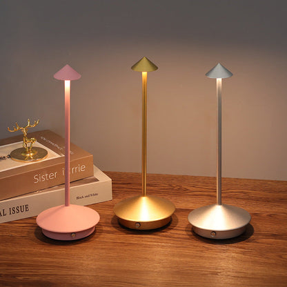 Draadloze LED-tafellamp met touch-dimmer en USB-accu