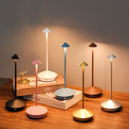 Draadloze LED-tafellamp met touch-dimmer en USB-accu
