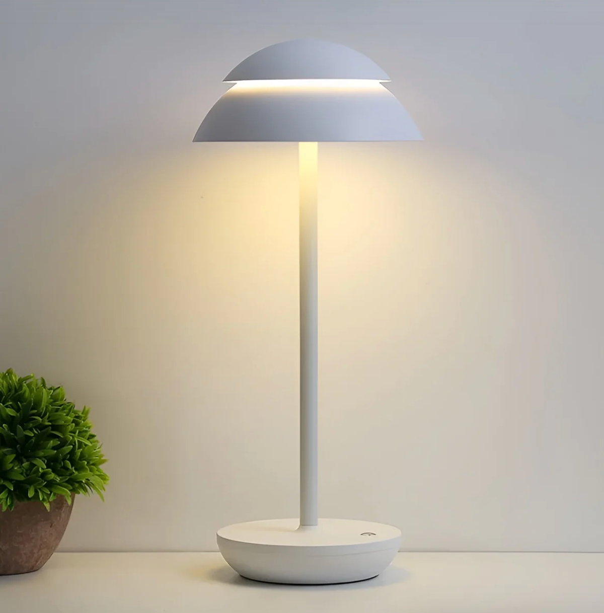 Draadloze tafellamp paddenstoel-design dimbaar via touch