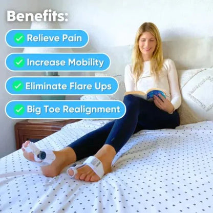 ToeAlign™ – Teencorrector voor Hallux Valgus & Pijnlijke Tenen [1+1 Gratis]