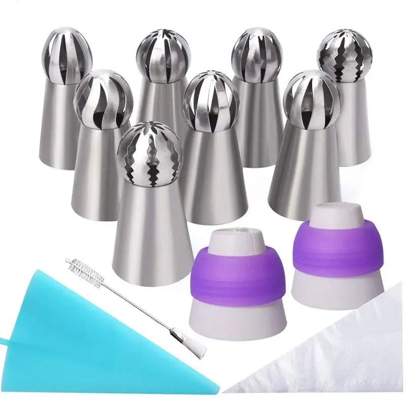 CakeOver™ - Roestvrijstalen taartdecoratieset [4 + 4 Gratis]