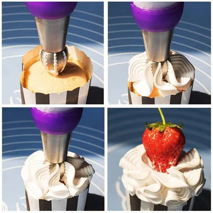 CakeOver™ - Roestvrijstalen taartdecoratieset [4 + 4 Gratis]