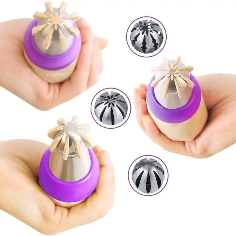 CakeOver™ - Roestvrijstalen taartdecoratieset [4 + 4 Gratis]