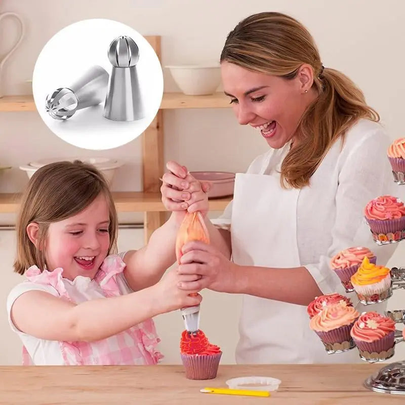 CakeOver™ - Roestvrijstalen taartdecoratieset [4 + 4 Gratis]
