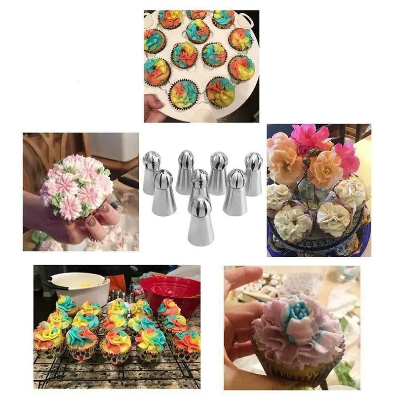 CakeOver™ - Roestvrijstalen taartdecoratieset [4 + 4 Gratis]
