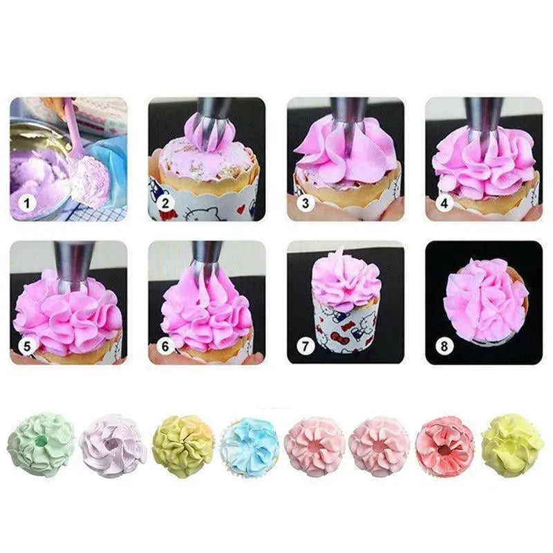 CakeOver™ - Roestvrijstalen taartdecoratieset [4 + 4 Gratis]