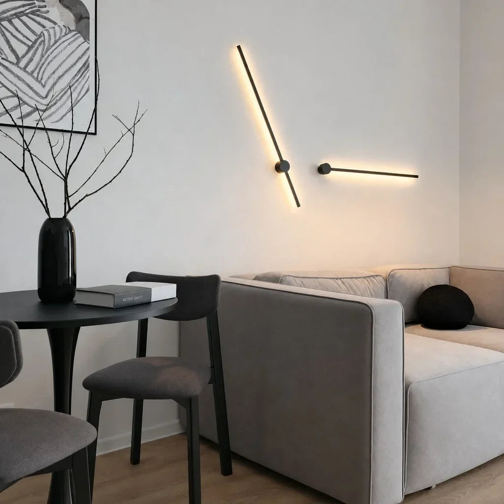 Lineaire LED wandlamp voor binnen – elegant lichtdesign