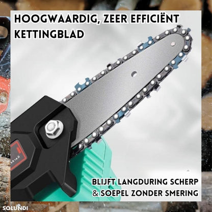 TurboSaw™ Accu-Kettingzaag – Draadloos, Krachtig & Compact