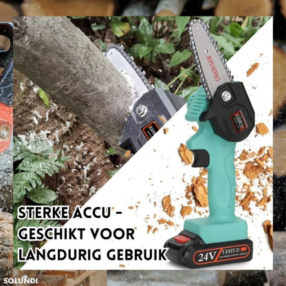 TurboSaw™ Accu-Kettingzaag – Draadloos, Krachtig & Compact