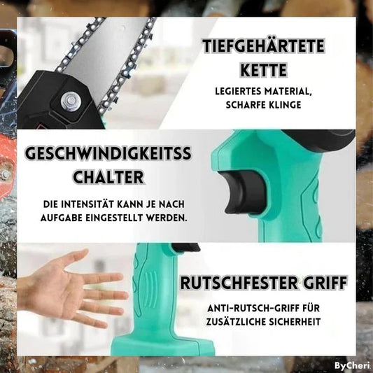 TurboSaw™ Draadloze mini-kettingzaag voor veelzijdig gebruik [50% Korting]