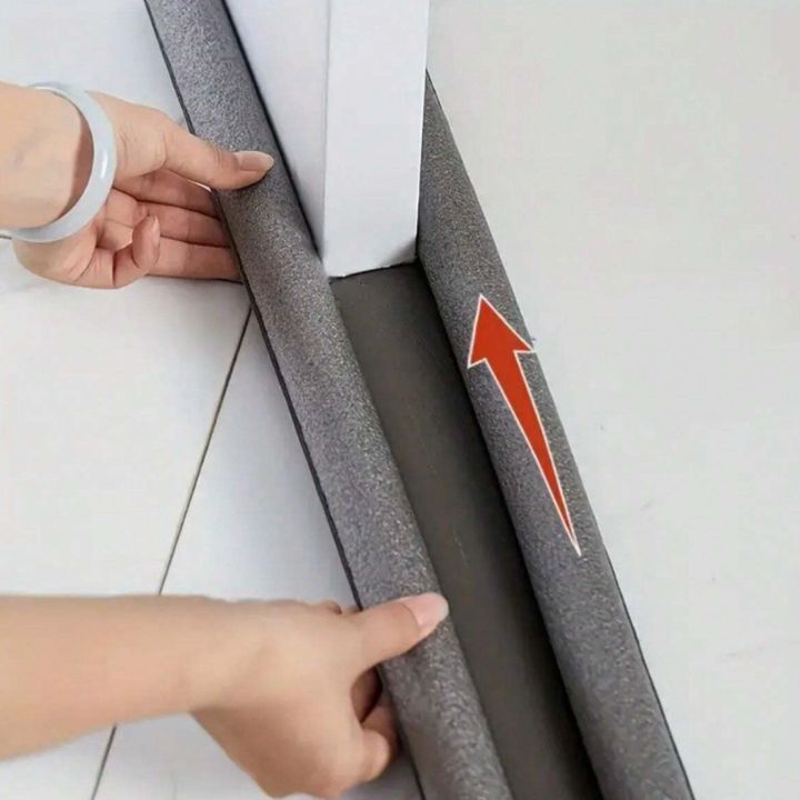 Tochtrolstopper om onder de deur te schuiven – geluidsisolatie en warmte-isolatie
