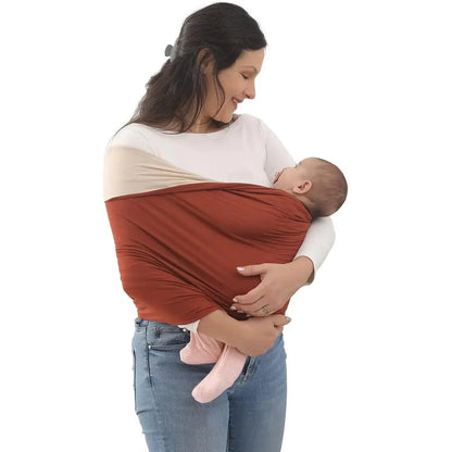 CuddleNest – Elastische Babydraagdoek van Biologisch Katoen | Veilig & Comfortabel