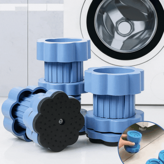 SteadyFix™ – Universele anti-trilpads, verstelbare wasmachineonderlegger, 4-delige set [50% Korting]