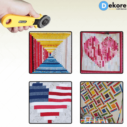 QuiltMate™ – Nauwkeurige Stofsnijder voor Quilten & Patchwork