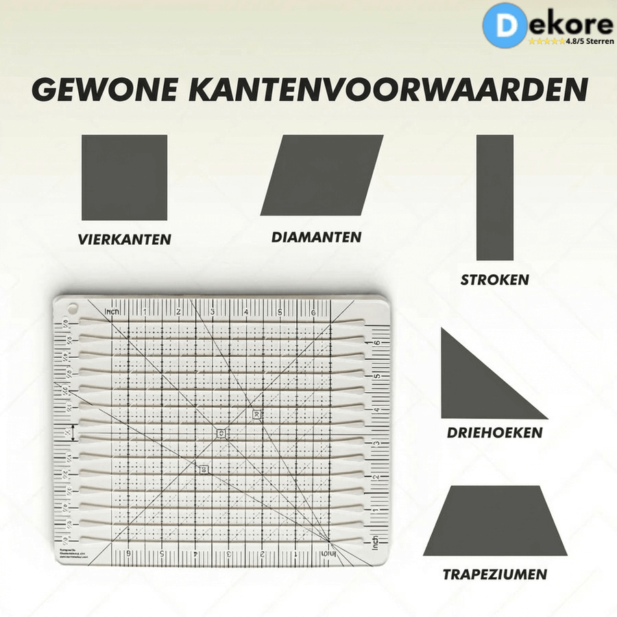 QuiltMate™ – Nauwkeurige Stofsnijder voor Quilten & Patchwork
