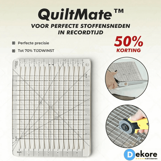 QuiltMate™ – Voor perfecte stofsnedes in recordtijd [50% korting]