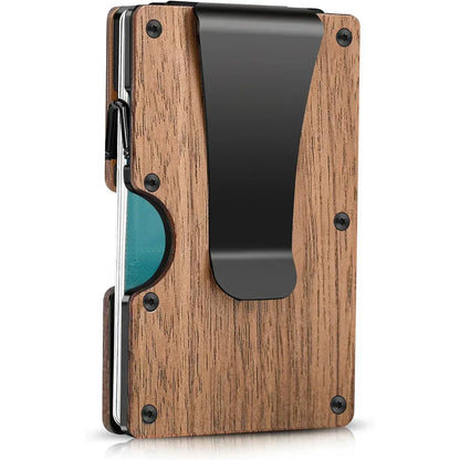SlimGuard™ – Aluminium Kaartenetui met RFID-bescherming & Geldclip