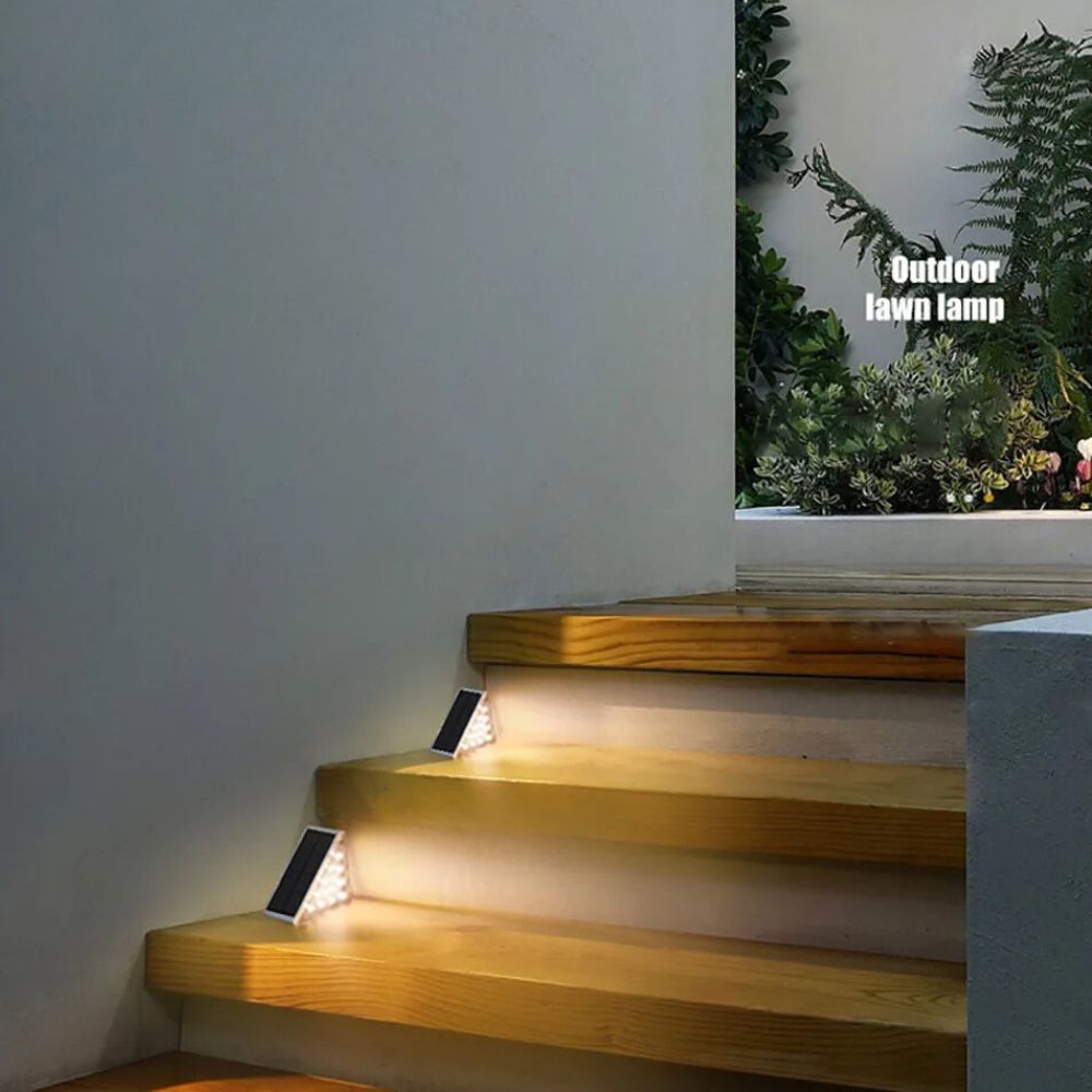 GlowSteps™ – Verlicht Jullie Nachten met Stijlvolle Traplampen voor Buiten [1 + 1 Gratis]