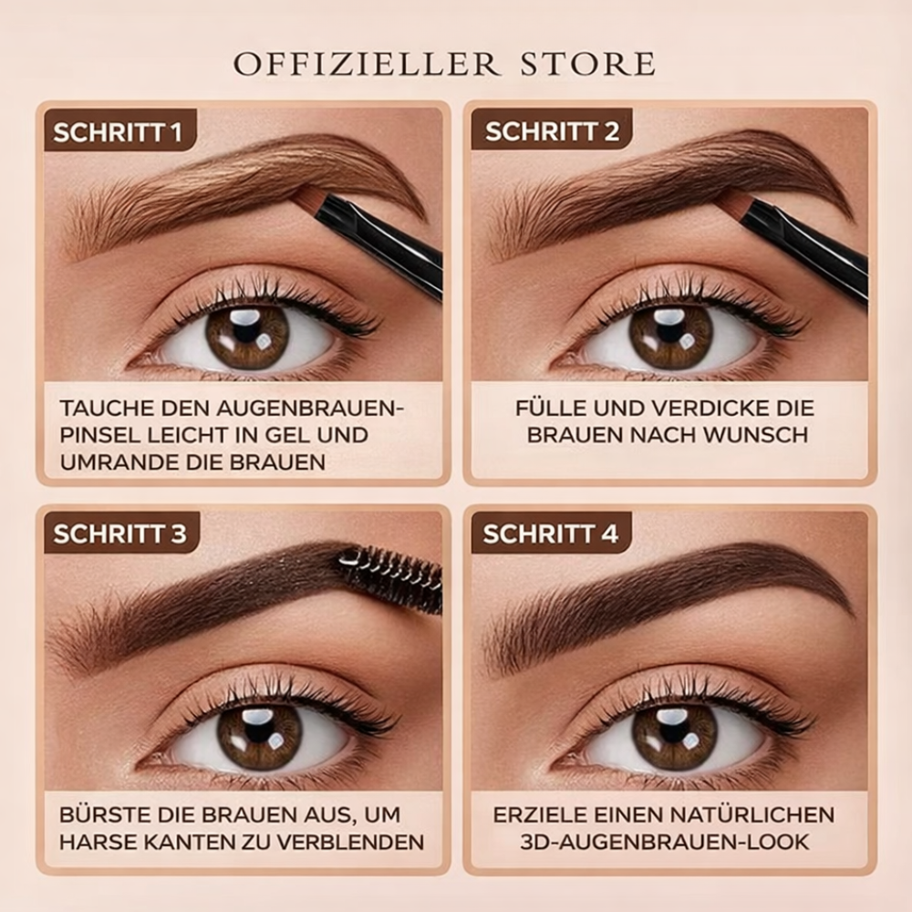 BrowForm – Wenkbrauw Liner Crème voor natuurlijk vollere wenkbrauwen [1 + 1 Gratis]