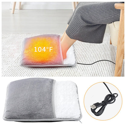 VelvetFire™ USB-voetverwarmer – Directe warmte voor koude voeten