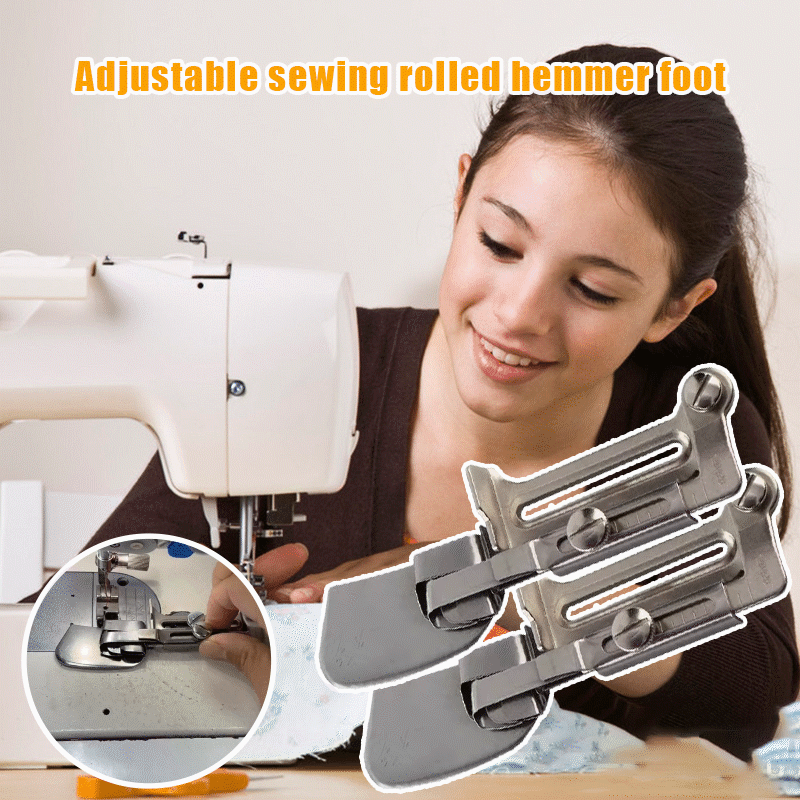 SewFoot™ – Verstelbare rolzoomvoet voor precieze & nette naadafwerkingen [1 + 1 Gratis]