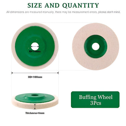 PolishMax™ - Viltpolijstschijf (set van 3) [1 + 2 Gratis]