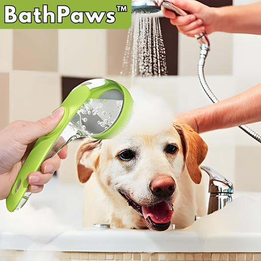BathPaws – Huisdierbadesborstel met geïntegreerde shampoodispenser [50% korting]