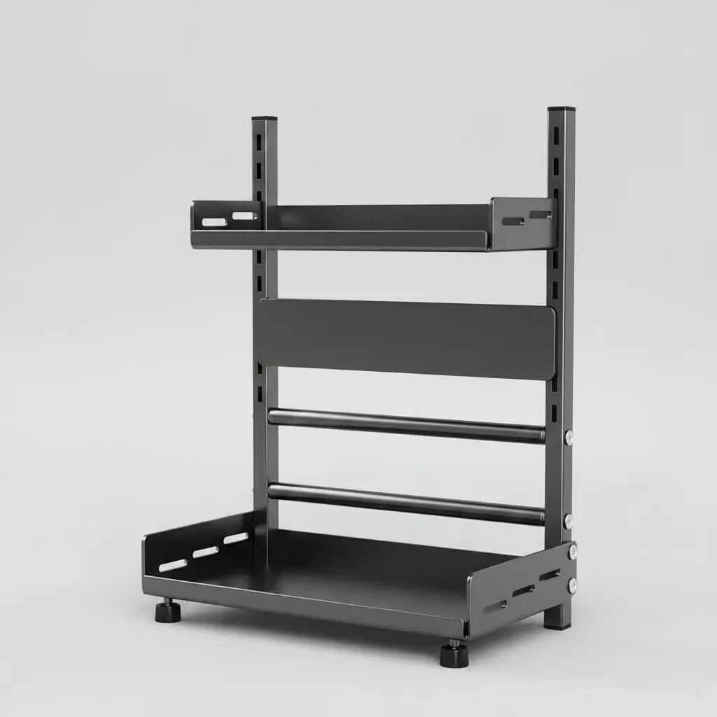 Kruidenrek 2-laags – Keukenrek voor kruidenpotjes en flessen
