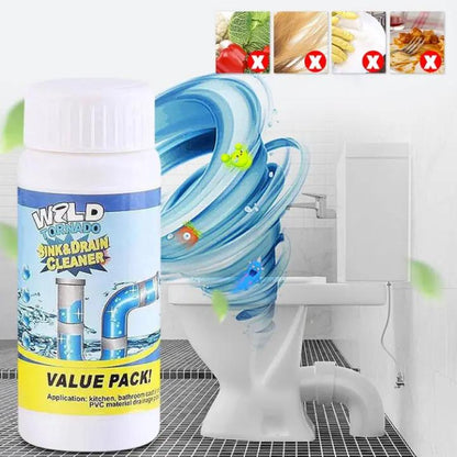 WildTornado™ – Effectieve reiniging voor gootsteen en wasbak voor moeiteloze hygiëne [1 + 1 Gratis]