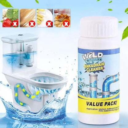 WildTornado™ – Effectieve reiniging voor gootsteen en wasbak voor moeiteloze hygiëne [1 + 1 Gratis]