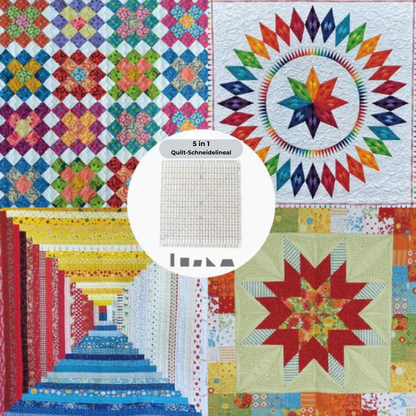 QuiltMate™ – Precisie Stofsnijder voor Snel & Nauwkeurig Quilten