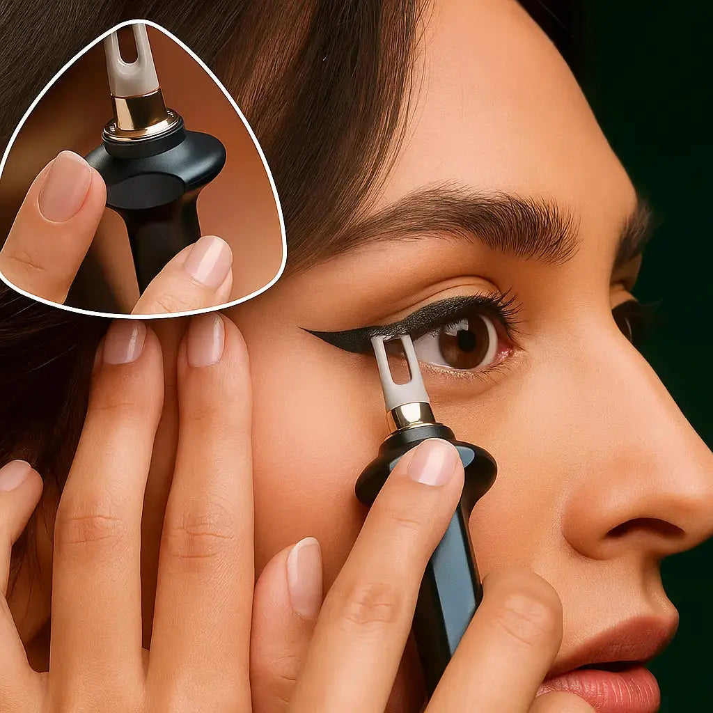 PerfectLine™ – Eyeliner-Set met Ergonomisch Hulpmiddel en Waterproof Gel [50% Korting]