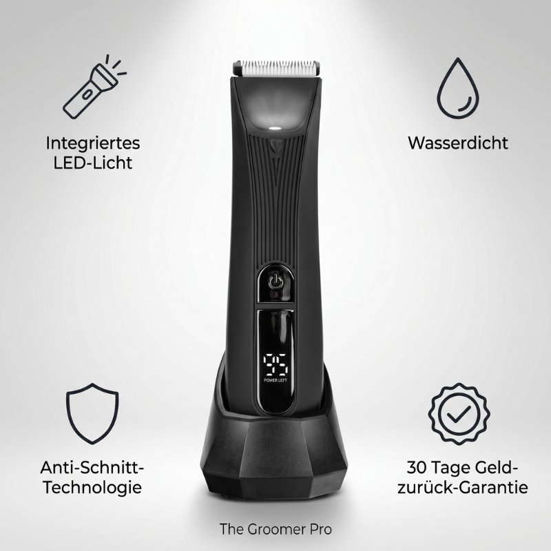GroomPro – Professionele verzorging voor baard, haar & lichaam | 50% korting