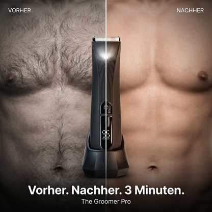 GroomPro – Professionele verzorging voor baard, haar & lichaam | 50% korting