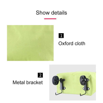 TravelBag™ - 2-in-1 boodschappentrolley / opvouwbare groene tas [50% Korting]