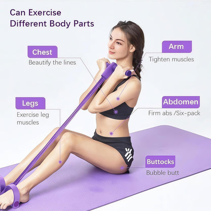 MultiFit™ – 8-Buizen Weerstandsbanden Set voor Thuis Fitness