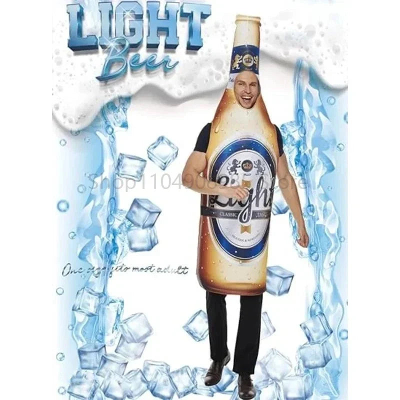 Opblaasbaar bierpul-kostuum voor volwassenen – one size fits all