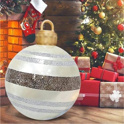 XMasGlobe™ – Grote opblaasbare kerstbal voor feestelijke decoratie [50% Korting]