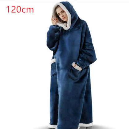 ComfyBlanket™ – Ultrawarme sherpa-fleece hoodie voor extra gezelligheid [50% Korting]