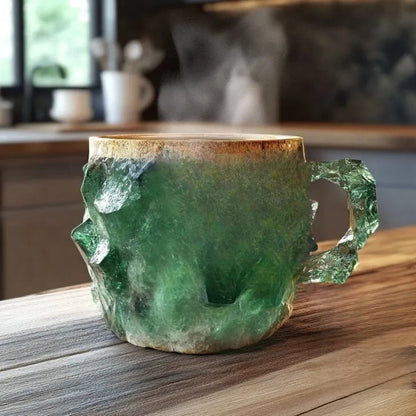 AuraStone – Handgemaakte Mineraalstenen Koffiekopjes van Echt Kristal [50% Korting]