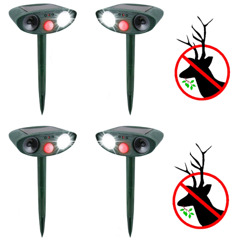 DeerShield – Zonnebetrieben Ultrasoon Dierenafweer voor uw Tuin [50% Korting]