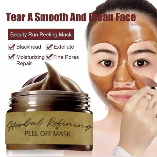 HerbalMask™ – Verfijnend peel-off gezichtsmasker zacht, effectief en kalmerend [1 + 1 Gratis]
