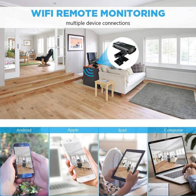 SafeView™ -  Mini beveiligingscamera met bewegingsdetectie en toegang op afstand! [50% Korting]