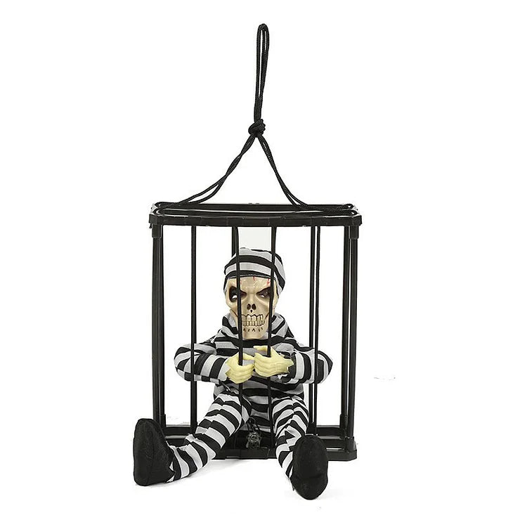 Elektrische Horror Schedel Halloween Decoratie met Bewegingssensor