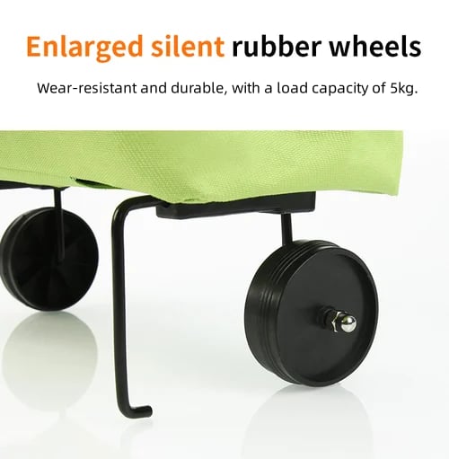 TravelBag™ - 2-in-1 boodschappentrolley / opvouwbare groene tas [50% Korting]