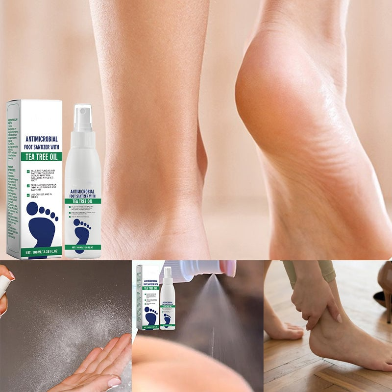 FootCare™ Antimicrobiële Voetspray – Diepe Hydratatie & Voetverzorging [1+1 Gratis]
