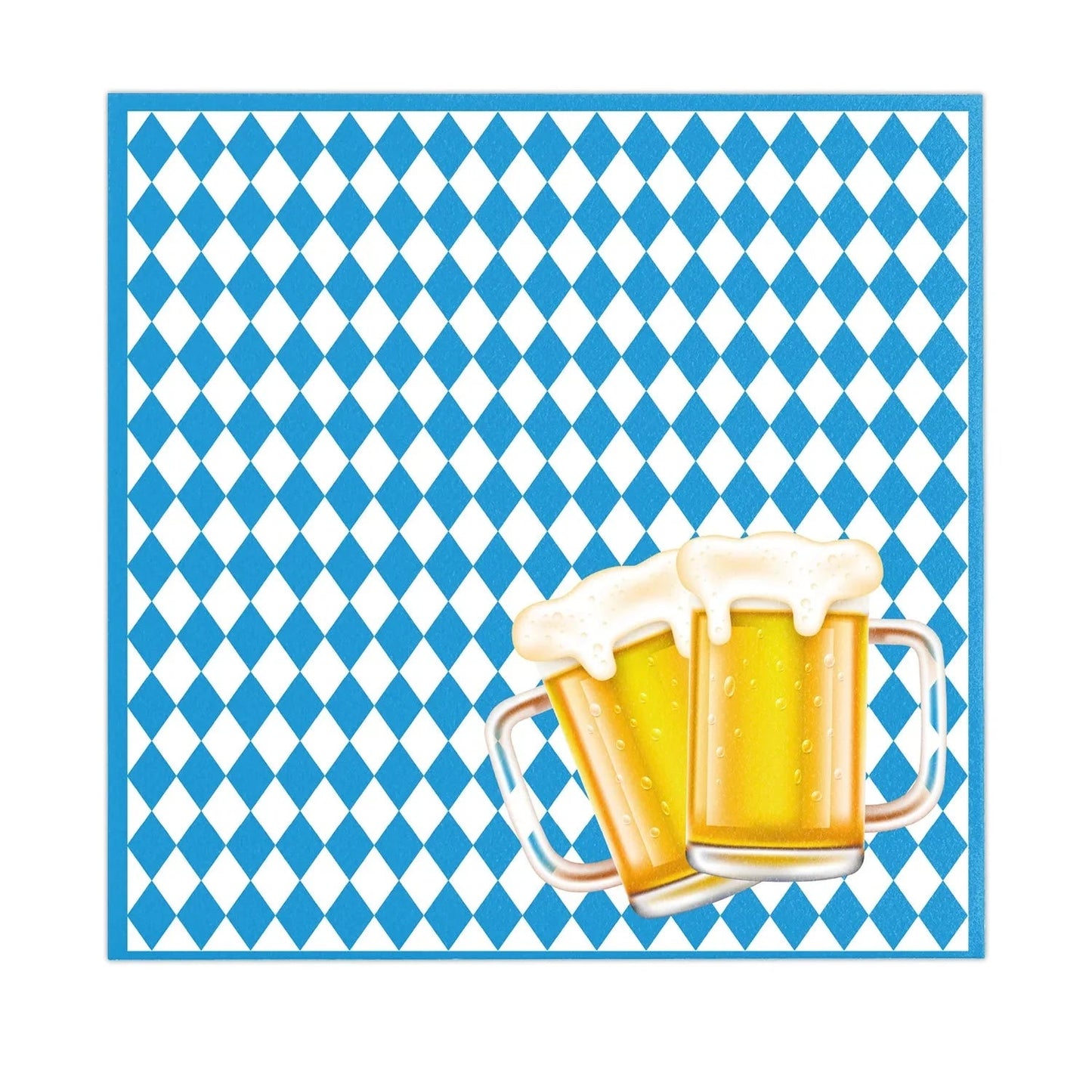 Wegwerp feestservies Oktoberfest-design voor 12 personen
