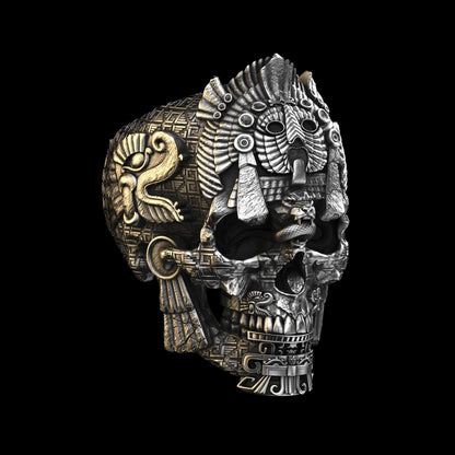 ToteRing™ – Schedelontwerp, handgemaakt van hoogwaardig 925 sterling zilver [50% Korting]