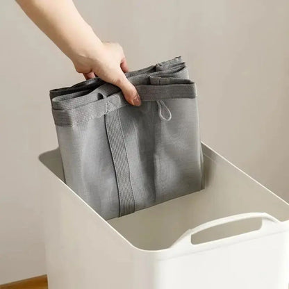 Opvouwbare wasmand van nylon mesh – ruimtebesparend en geventileerd