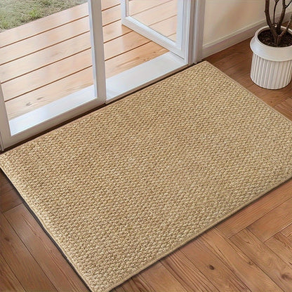 Antislip deurmat wasbaar – gevlochten structuur voor entree